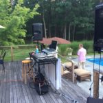 AICHG presents #Poolside Pop-up with E!’s Dina Deleasa #poolside setup